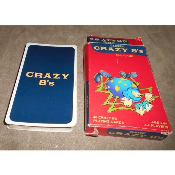 2005 Crazy 8's Jumbo Card Game Complete Insect Bug Theme Fundex #3210 - Picture 2 of 8